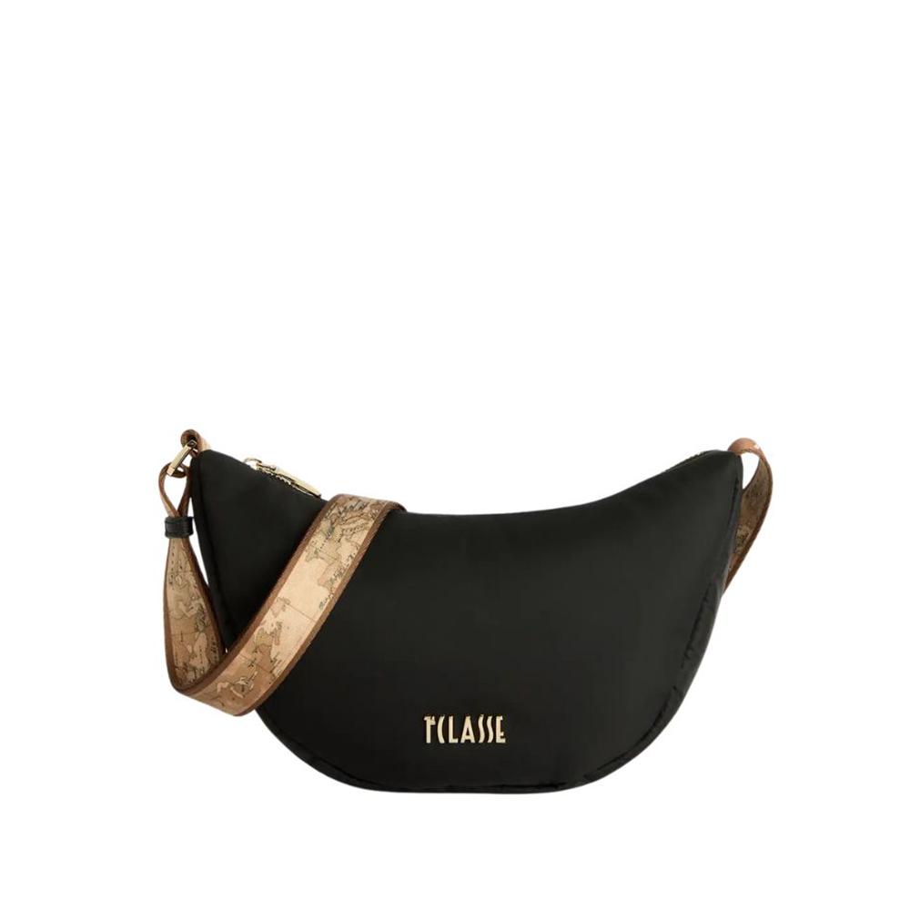 Puffy Nylon mini mezzaluna borsa a tracolla