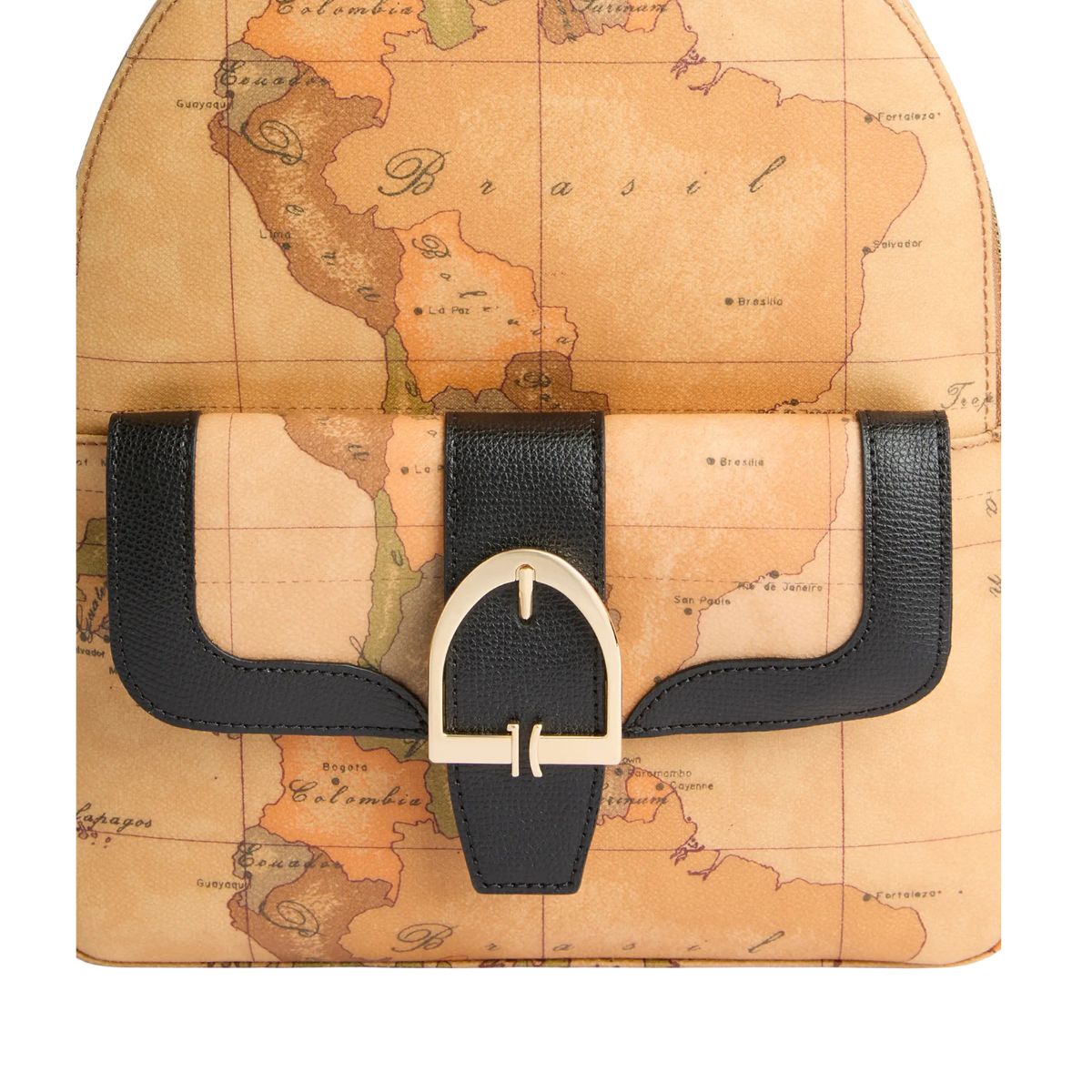 Alviero Martini 1A Classe Mochila Geo Classic, Negra