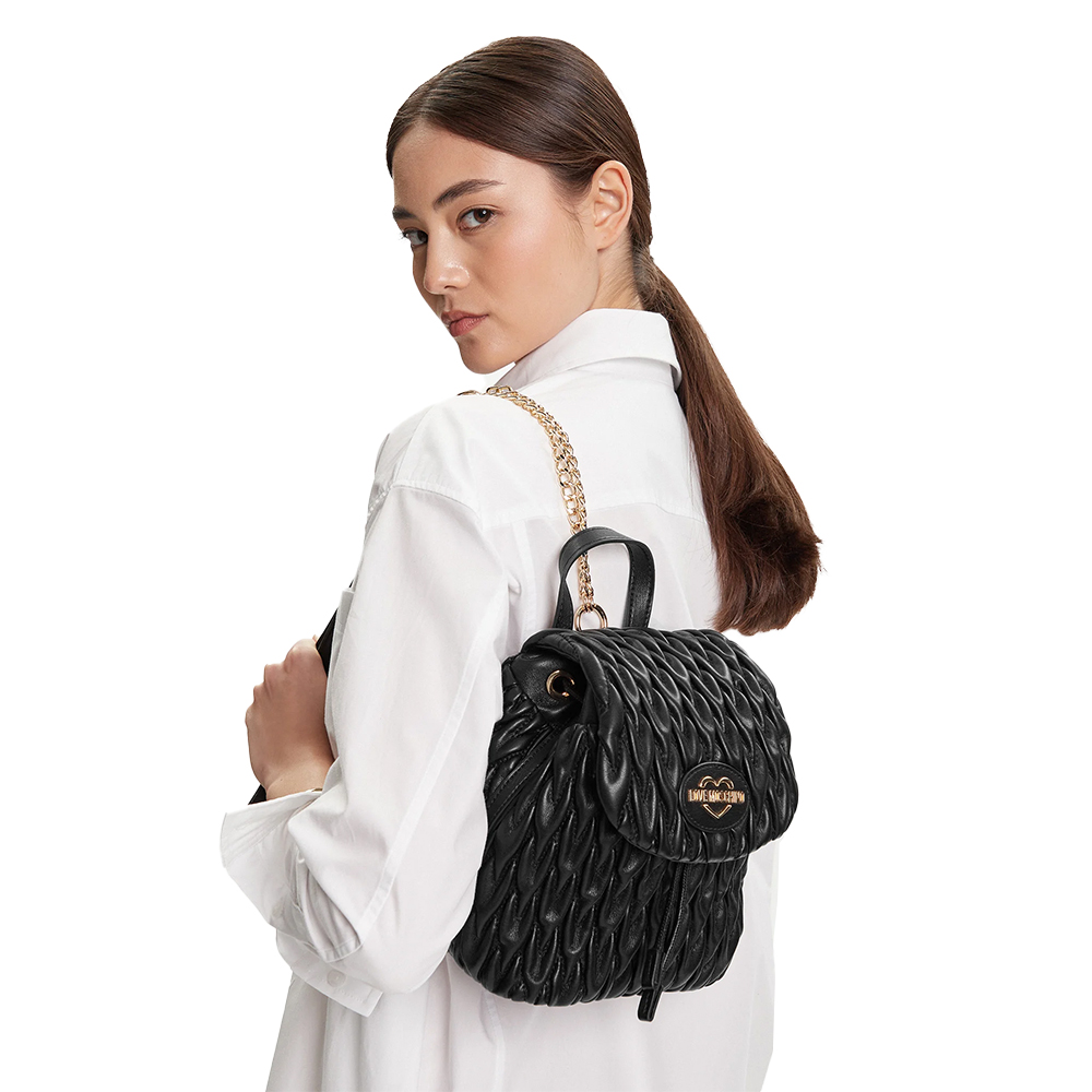 Quilted backpack LOVE MOSCHINO JC4015PP1NLH0 000 - Grazia  display picture 3