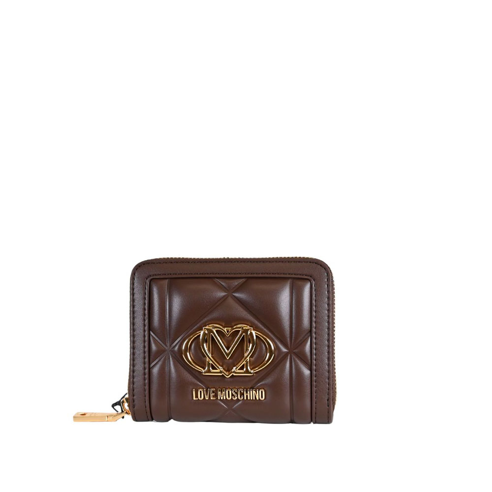 BORSA LOVE MOSCHINO EMBOSSED CIOCCOLATO