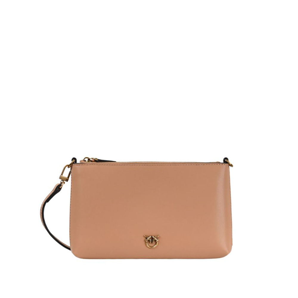 Mini Borsa A Tracolla CHALA Con Cerniere Multiple - Pelle Sintetica Con Farfalla - Regolabile