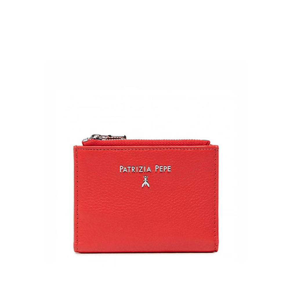 Portafoglio con doppia zip