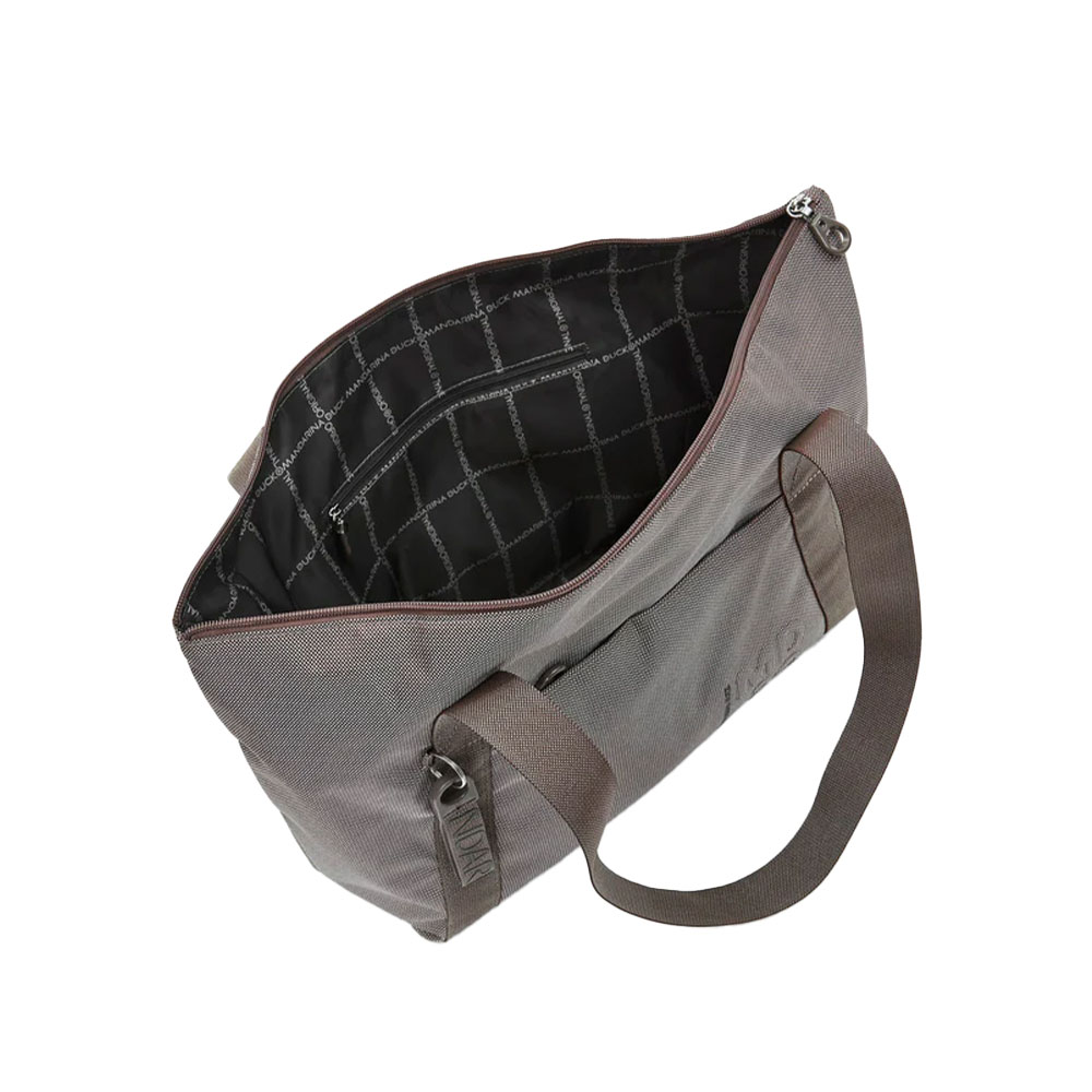 Tote Media Mandarina Duck Vichy – Borsa Donna In Tessuto Iridescente 3D Con Tracolla Regolabile - 2