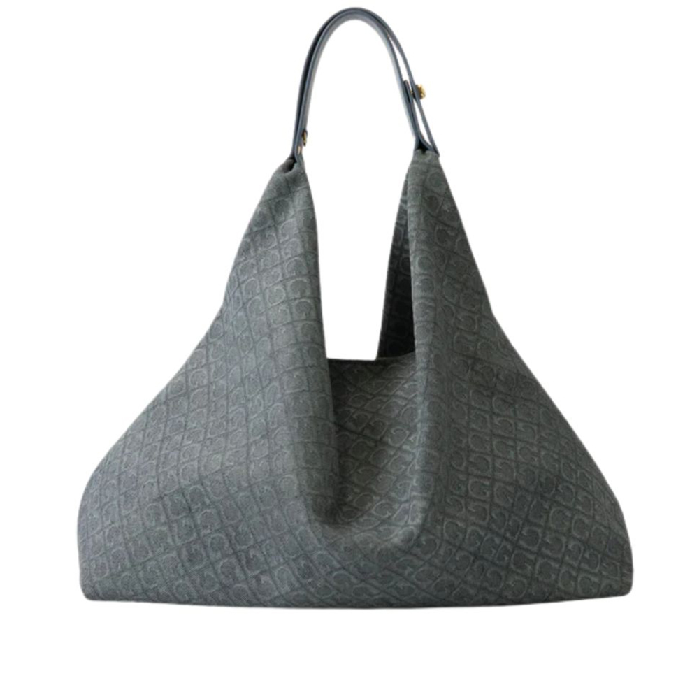 Amazzonia in pelle denim borsa a spalla