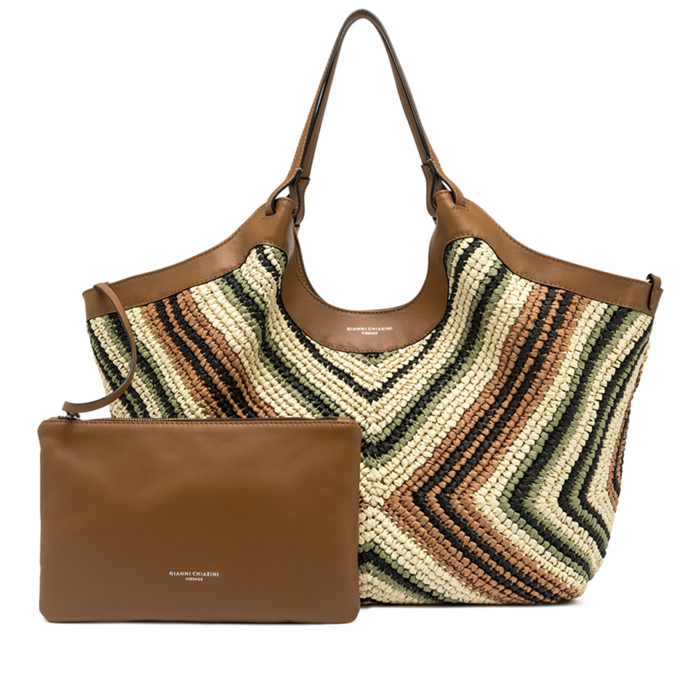 Borsa Gianni Chiarini Dua Unica – Tracolla Regolabile, Pelle Mucca, Wine Berry, Elegante E Spaziosa