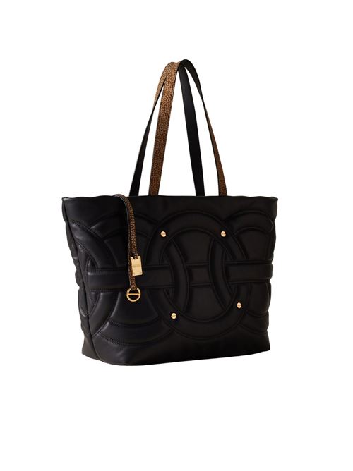 Rondo' shopping bag borsa a spalla media BORBONESE | 91010143009B480