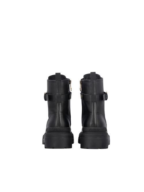 Mia 07 Stiefel aus Leder mit Logo-Armband vorne PINKO | SD0147P001Z99