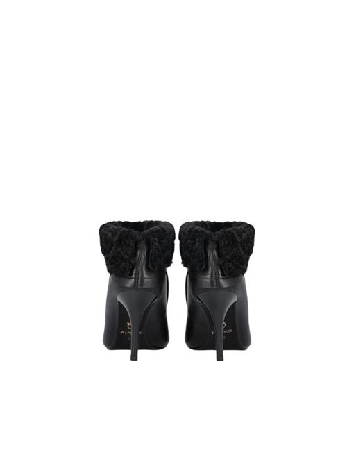 Stiefeletten in Pelzoptik mit metallischer Spitze PINKO | SD0421P093Z99