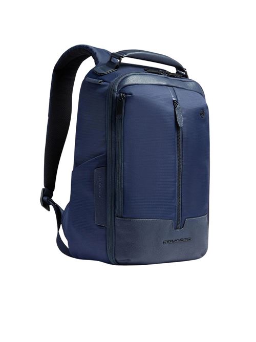 Zaino porta pc 13 in tessuto riciclato PIQUADRO | CA6822W138BBLU