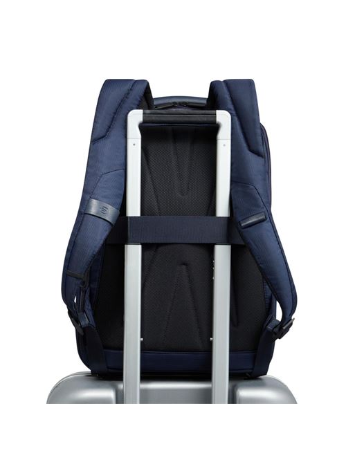 Zaino porta pc 13 in tessuto riciclato PIQUADRO | CA6822W138BBLU