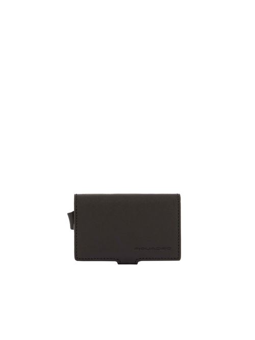 Compact wallet in metal and leather PIQUADRO | PP5649B3RCN