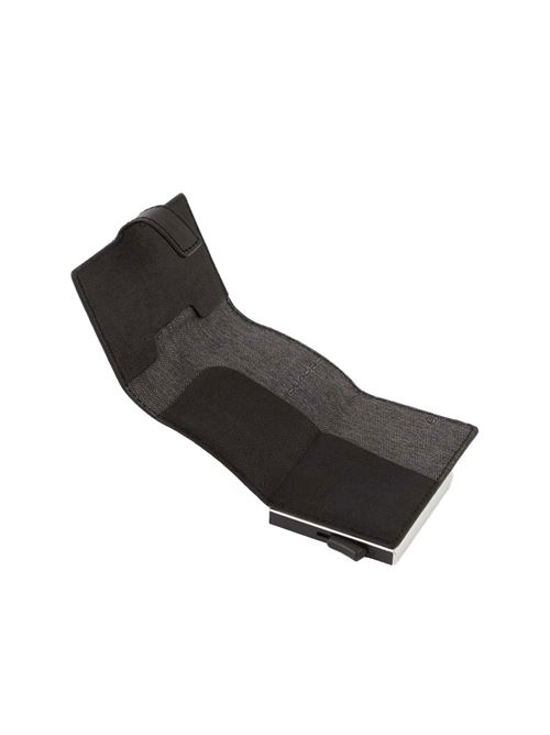 Compact wallet in metal and leather PIQUADRO | PP5649B3RCN