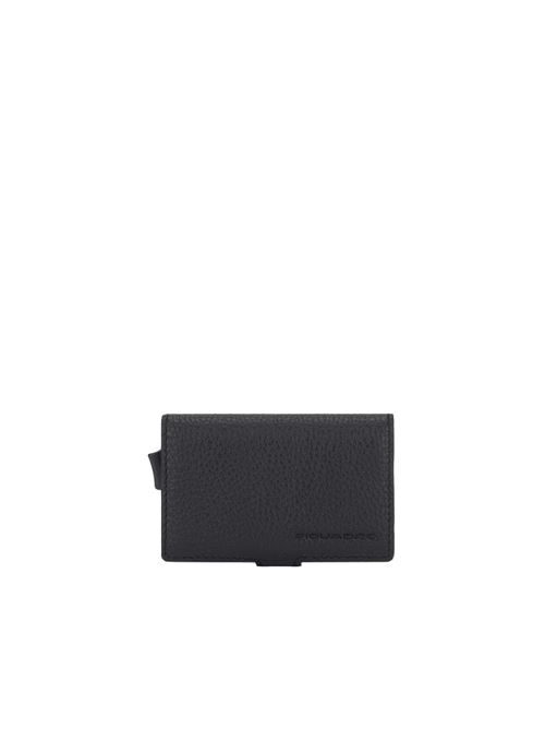 Compact wallet in leather and metal PIQUADRO | PP5649MOSRCN