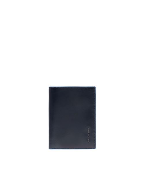 Blue Square Kartenetui aus Leder PIQUADRO | PU1393B2RCBLU2