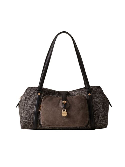 Poche bauletto borsa a spalla media BORBONESE | 910101950292FM32