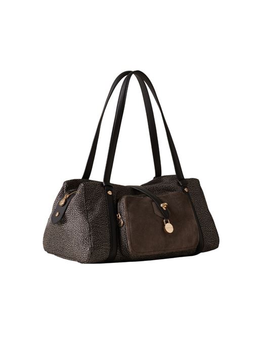 Poche bauletto borsa a spalla media BORBONESE | 910101950292FM32