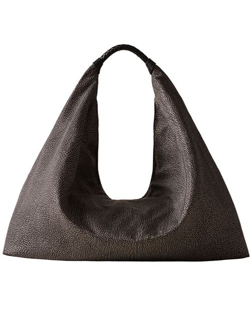 Plie hobo borsa a spalla grande BORBONESE | 910102070195FM32