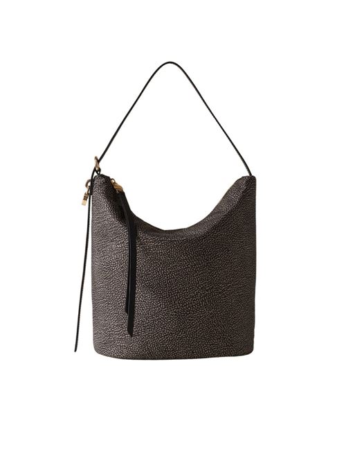 Prive secchiello borsa a spalla media BORBONESE | 91010227AH1FM32