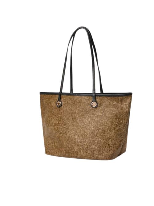 Flight borsa shopping a spalla media BORBONESE | 910102860207B306