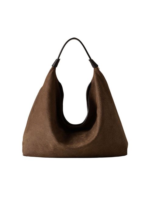 Plie medium shoulder bag BORBONESE | 910103730299B280