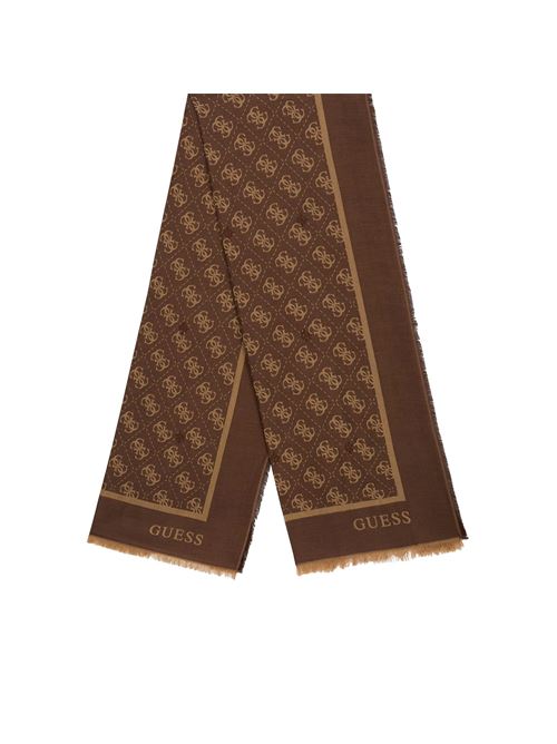 Jacquard pashmina GUESS | AW5529VIS03BRO