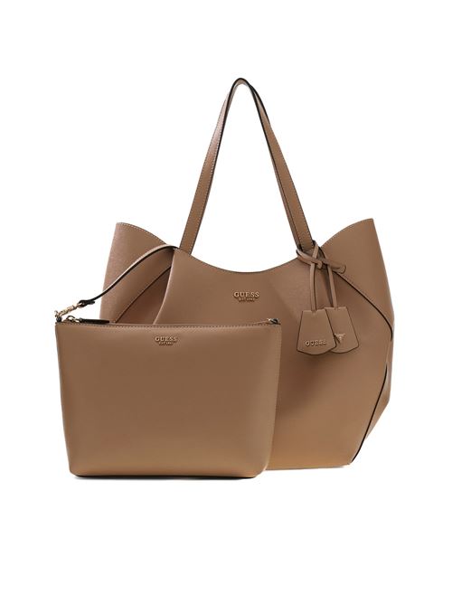 Amorette due in uno tote borsa a spalla GUESS | HWBG7898240BEI