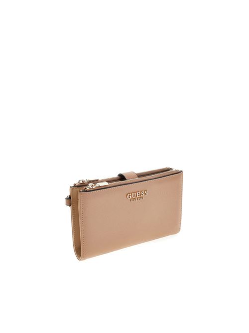 Amorette slg dbl zip wallet GUESS | SWBG7898157BEI