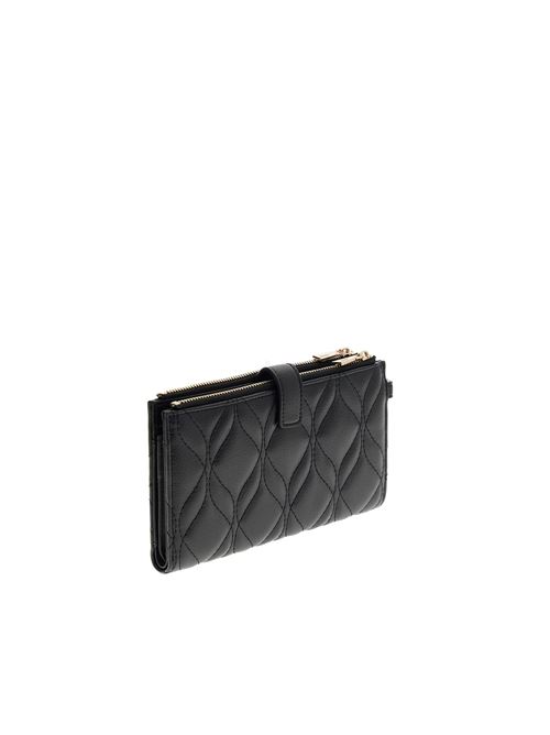 Maxine slg dbl zip wallet GUESS | SWQG9733157BLA