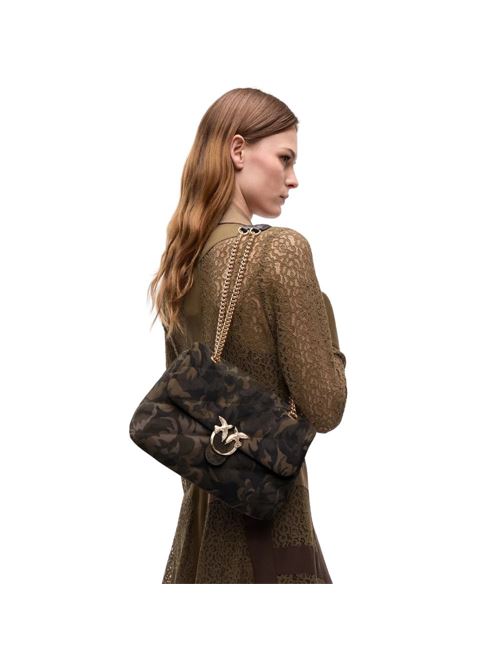 Love Bag Puff Stampa Camouflage mittlere Umhängetasche PINKO | 100038A3LRXST3Y