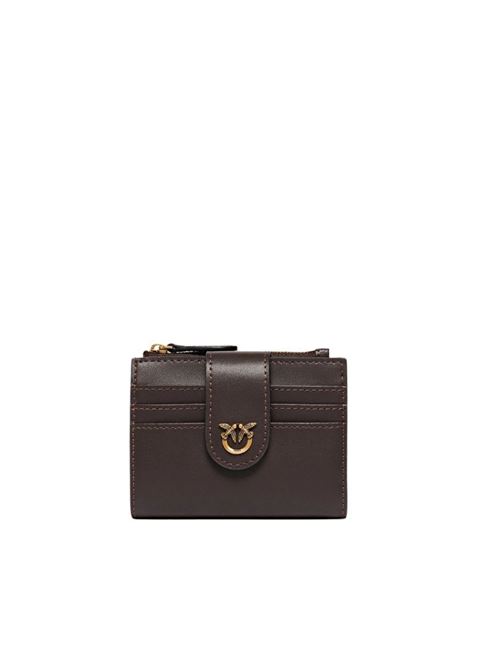 Portafoglio zip-around in nappa chevron PINKO | 103610A0F1TM12Q