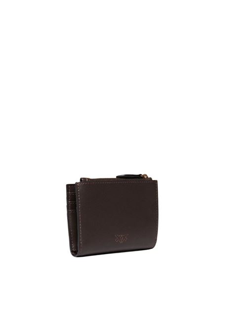 Portafoglio zip-around in nappa chevron PINKO | 103610A0F1TM12Q