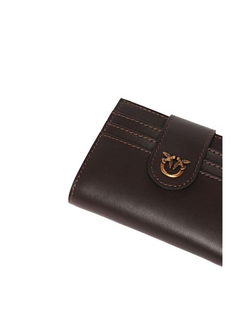 Portafoglio zip-around in nappa chevron PINKO | 103610A0F1TM12Q