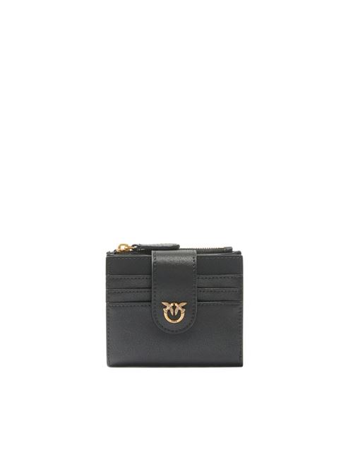 Portafoglio zip-around in nappa chevron PINKO | 103610A0F1TZ99Q