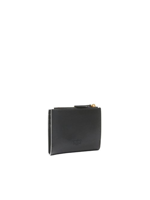 Portafoglio zip-around in nappa chevron PINKO | 103610A0F1TZ99Q