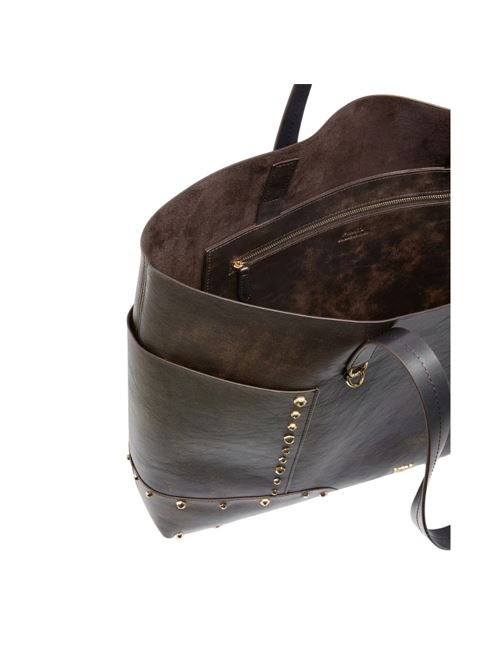 TOTE BAG STUDS PATCH CLOUD LEA PINKO | 107650A3MAL64Y