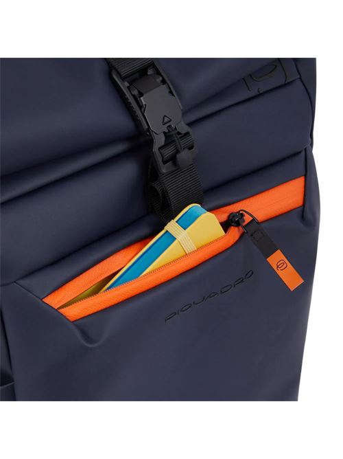 Roll-Top Rucksack mit wasserfestem PC 15,6 PIQUADRO | CA6291C20WZBLU