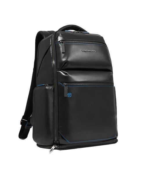 15,6-Laptop-Rucksack aus Leder PIQUADRO | CA6592B2BMZN