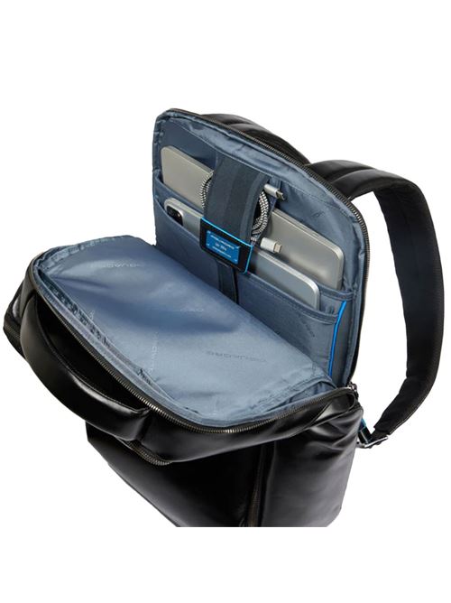 15,6-Laptop-Rucksack aus Leder PIQUADRO | CA6592B2BMZN