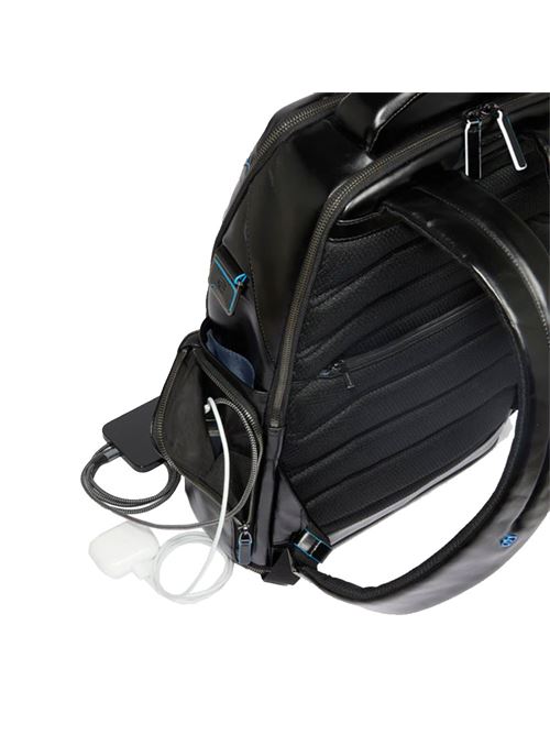 15,6-Laptop-Rucksack aus Leder PIQUADRO | CA6592B2BMZN