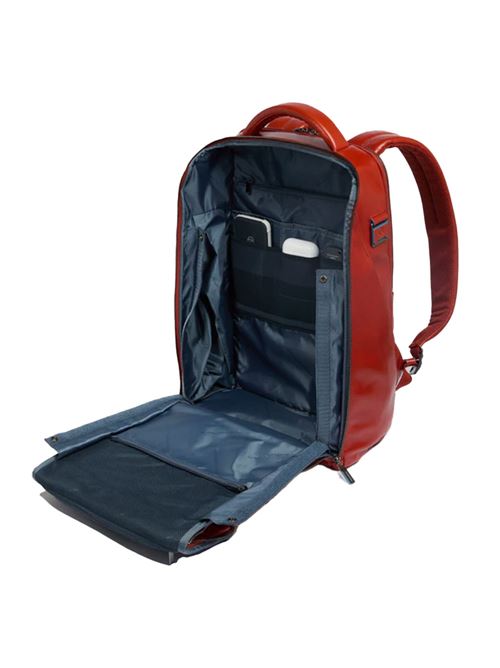 Blue Square Leder Rucksack PC 15,6 PIQUADRO | CA6593B2ZN