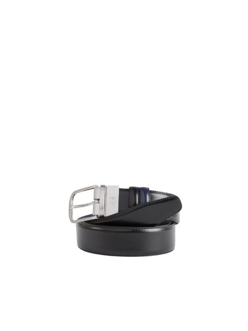 Cintura uomo in pelle con fibbia ad ardiglione PIQUADRO | CU3049C11NBZNB