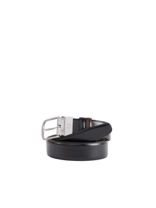 Cintura uomo in pelle con fibbia ad ardiglione PIQUADRO | CU3049C11NBZNM