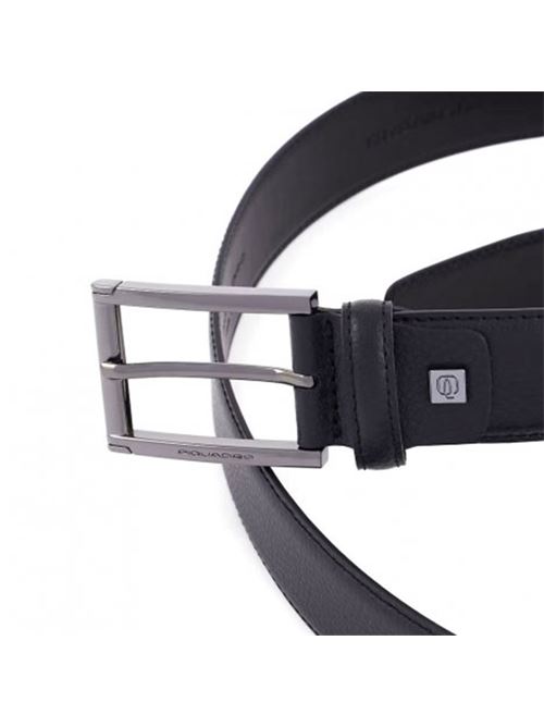 Cintura uomo in pelle con fibbia ad ardiglione PIQUADRO | CU5927MOSZN