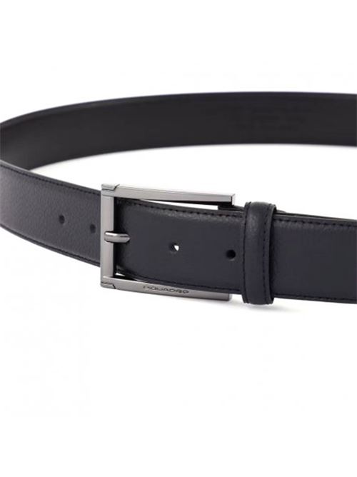 Cintura uomo in pelle con fibbia ad ardiglione PIQUADRO | CU5927MOSZN
