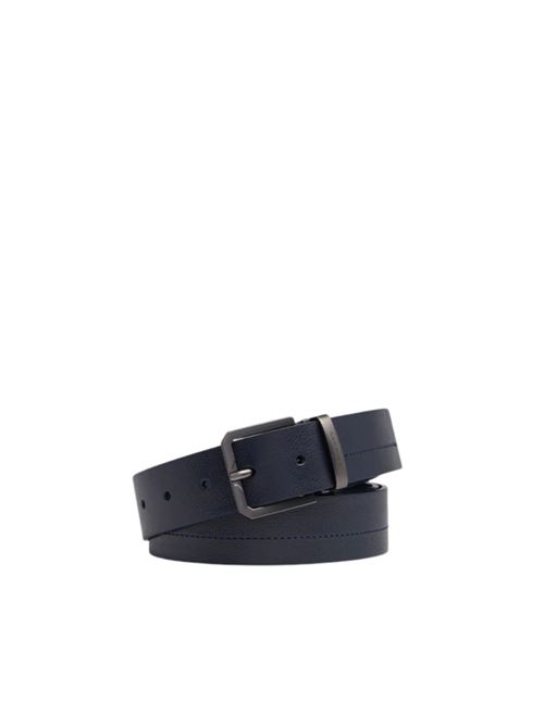 Russel Herren-Gürtel aus Leder mit Ardiglione-Schnalle PIQUADRO | CU7422W137TBLU