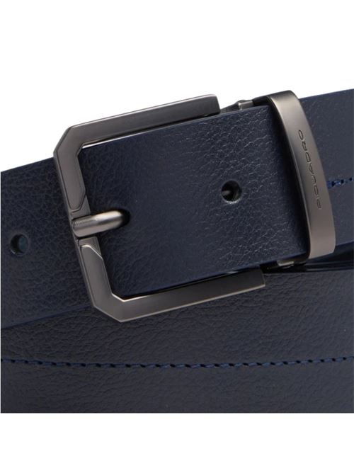 Russel Herren-Gürtel aus Leder mit Ardiglione-Schnalle PIQUADRO | CU7422W137TBLU