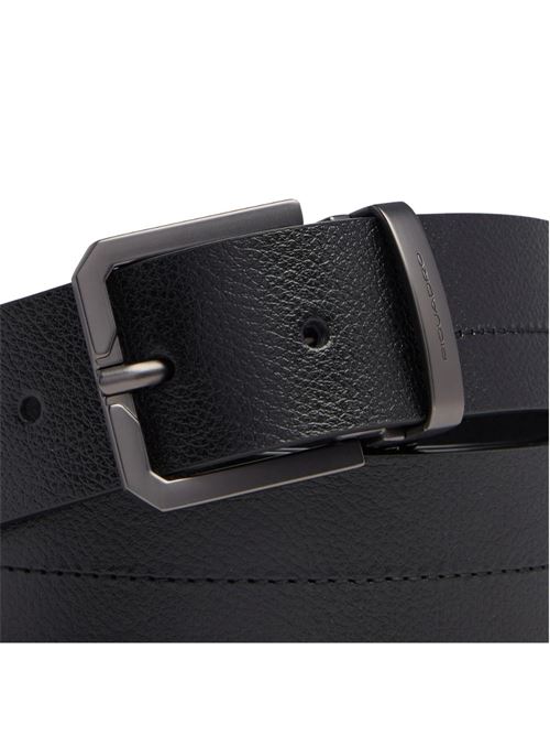 Russel Cintura da uomo in pelle con fibbia ad ardiglione PIQUADRO | CU7422W137TN