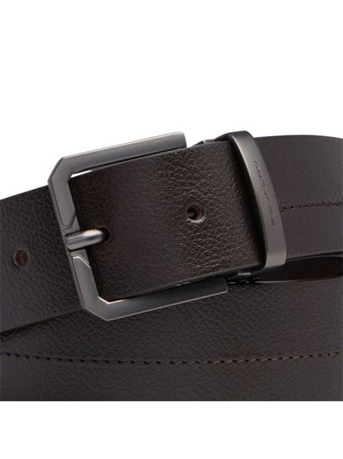 Russel Herren-Gürtel aus Leder mit Ardiglione-Schnalle PIQUADRO | CU7422W137TTM