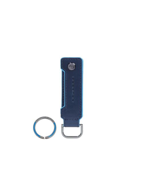 Schlüsselanhänger aus Leder PIQUADRO | PC7089B2BLU2