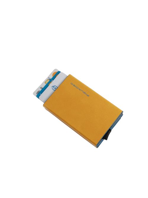 Blue Squareb kompaktes Portemonnaie mit Münzfach und Schiebesystem PIQUADRO | PP5585B2BLRIG